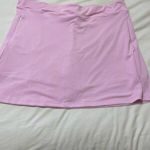 Chic Light Pink Mini Skirt